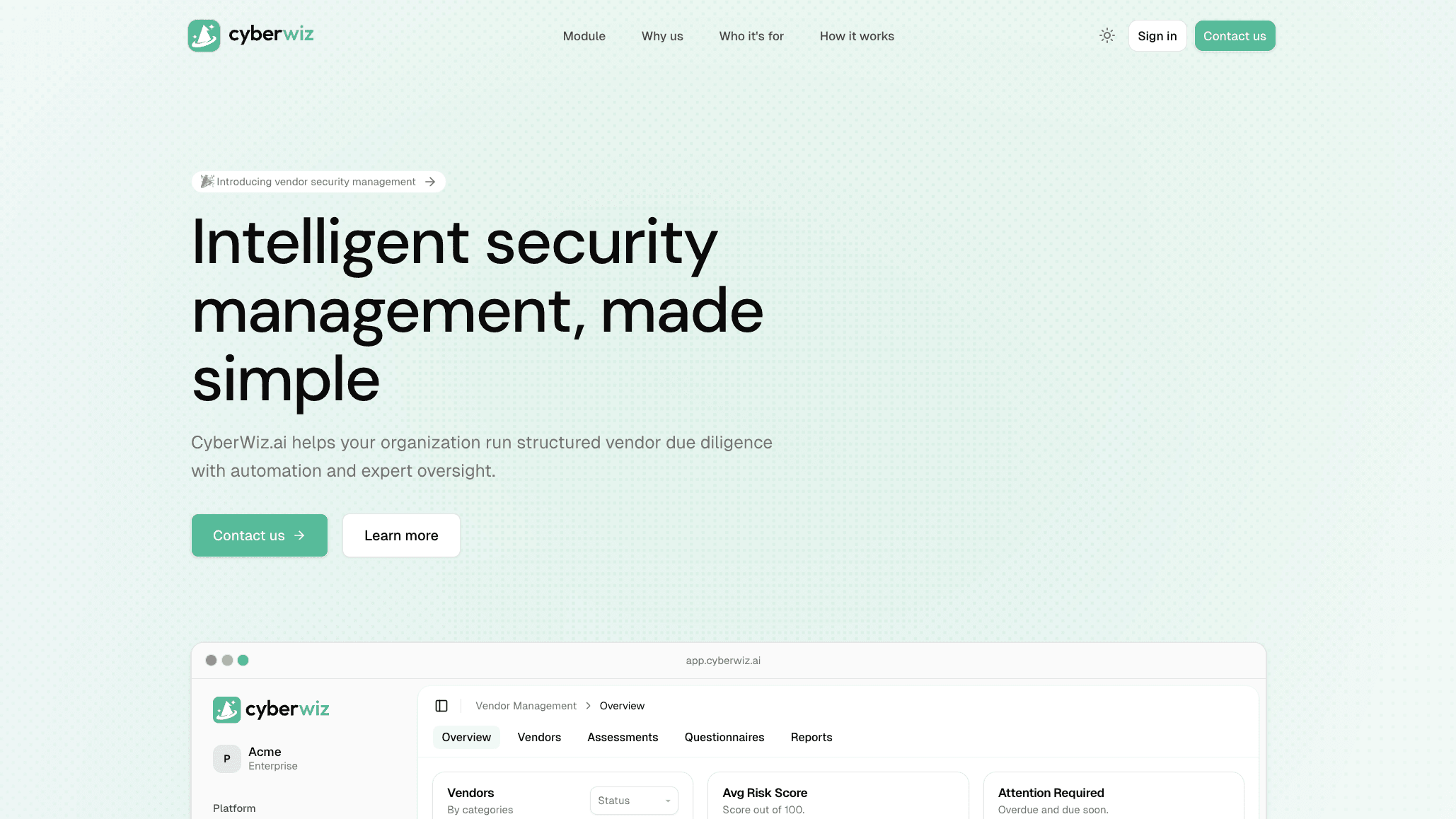 Cyberwiz product preview